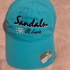 Sandals St. Lucia new ladies performance fit ball cap.